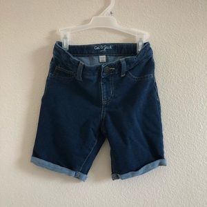 Denim Bermuda Shorts
